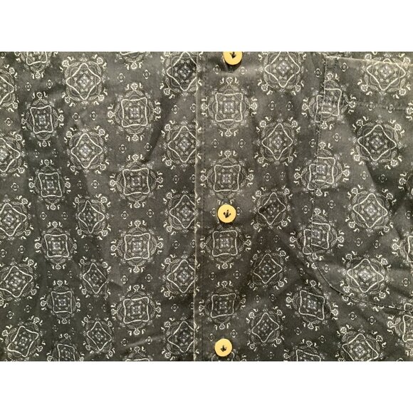 Peter Millar Button Up Shirt MEDIUM Mens Long Sleeve Blue Print - Picture 3 of 8